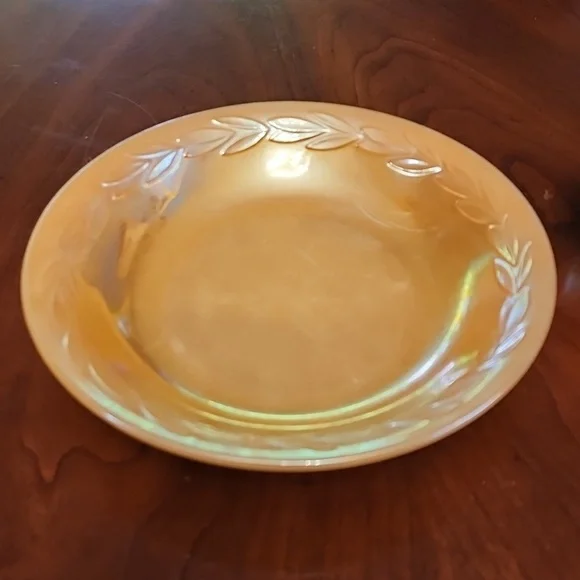 Fire King bowl and dish - set of two - Picture 2 of 10